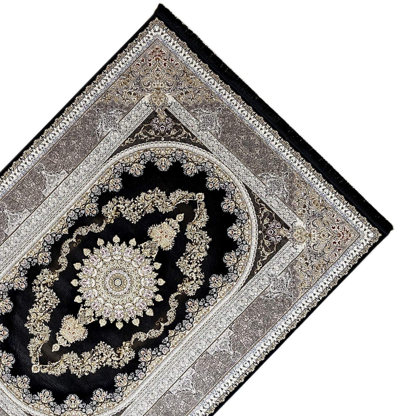 マリンブルーのカーペット 170x240cm