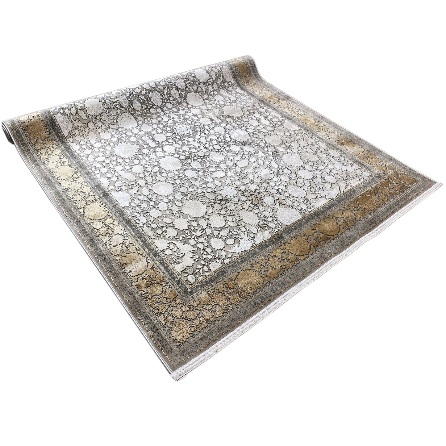 シルバーゴールドカーペット 170x240cm