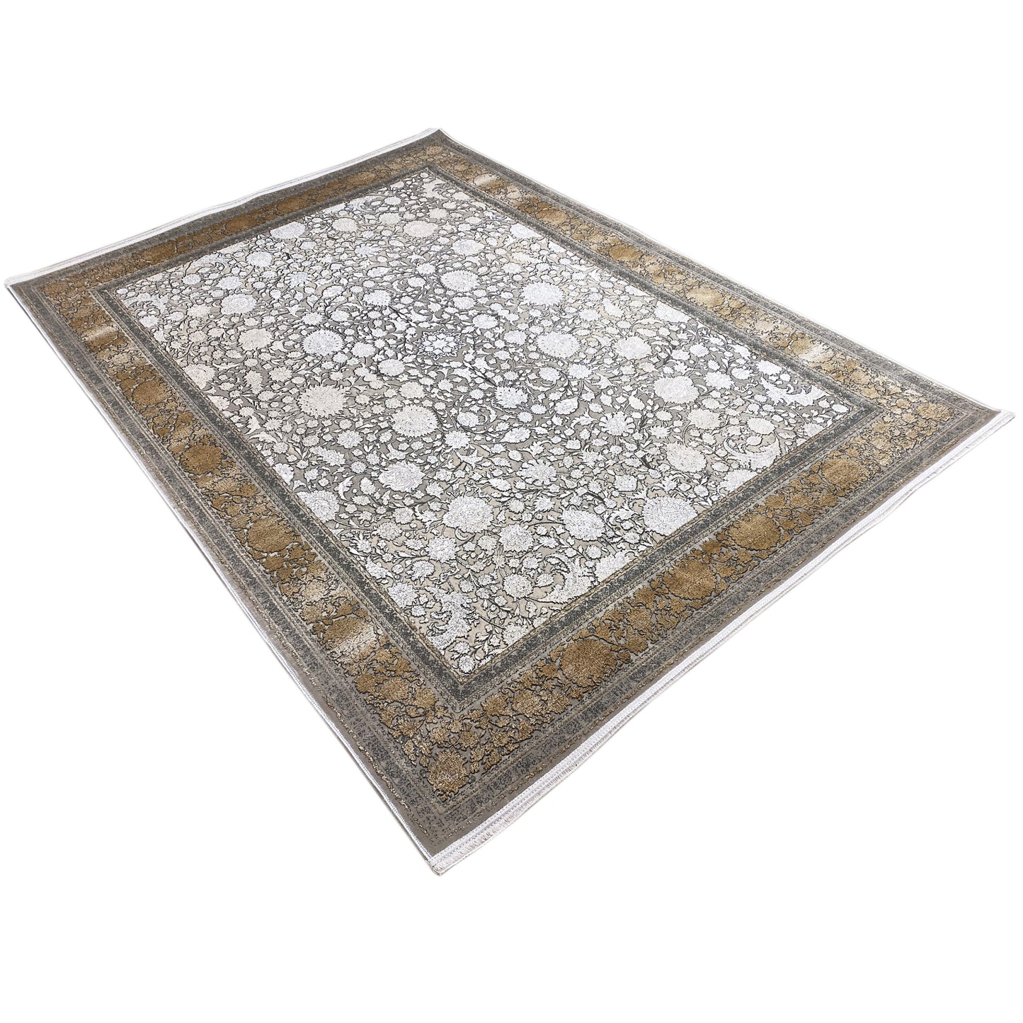 シルバーゴールドカーペット 170x240cm