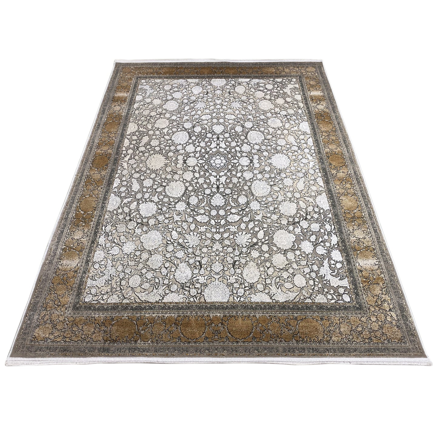 シルバーゴールドカーペット 170x240cm