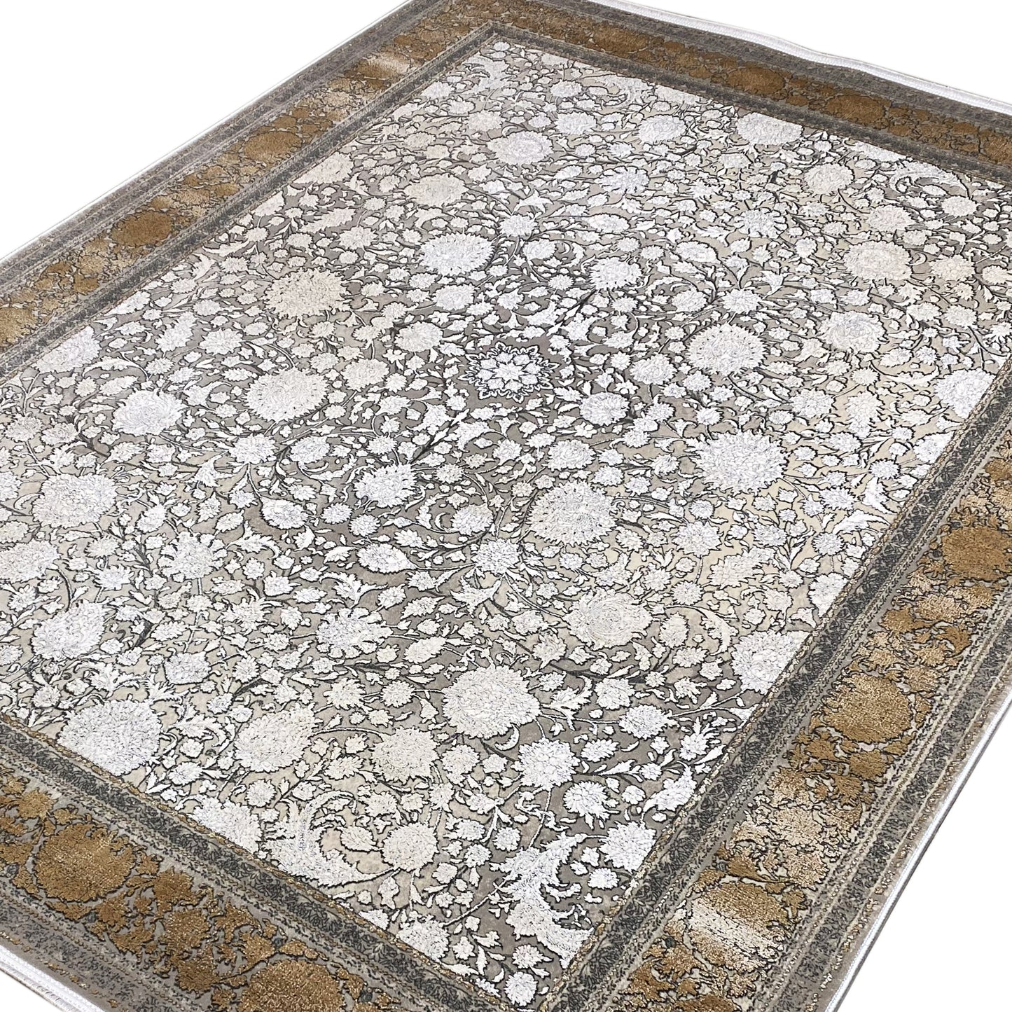 シルバーゴールドカーペット 170x240cm