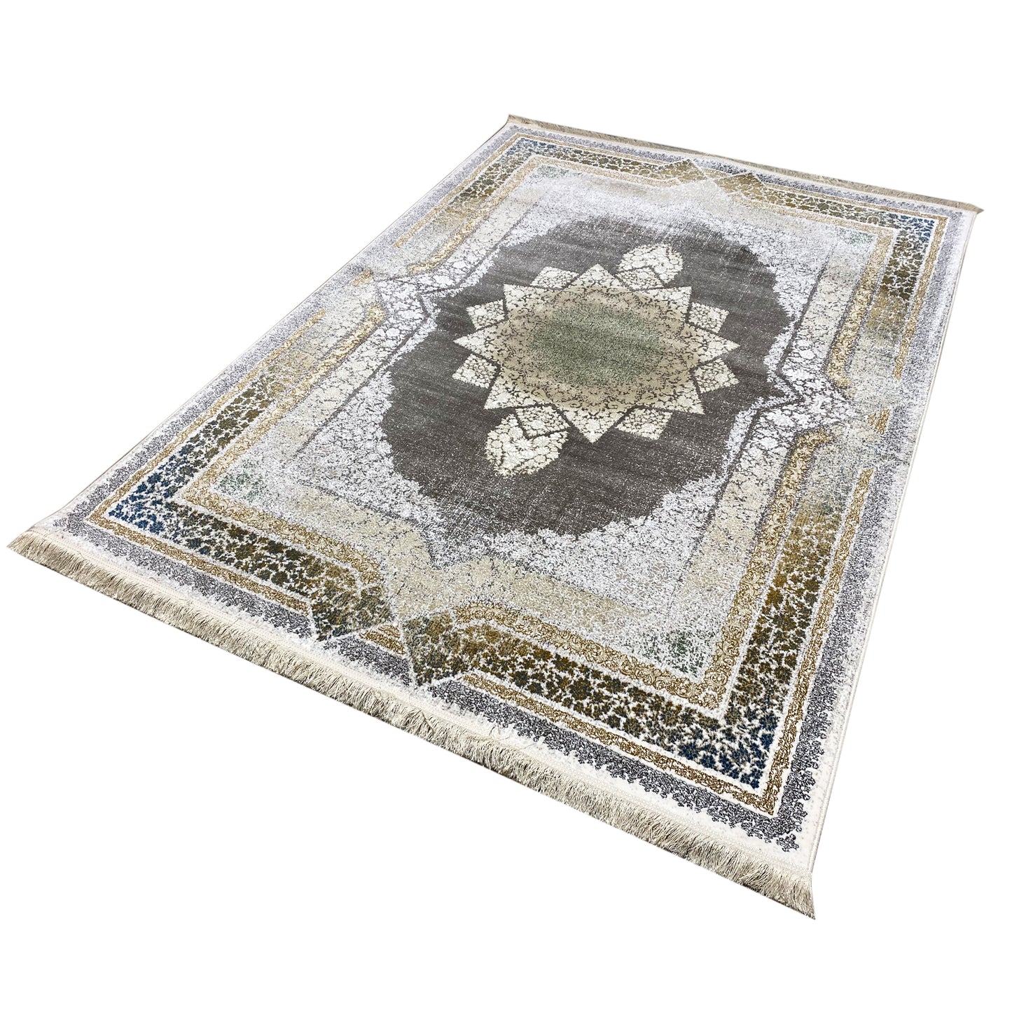 クリーム カーペット 170x240cm