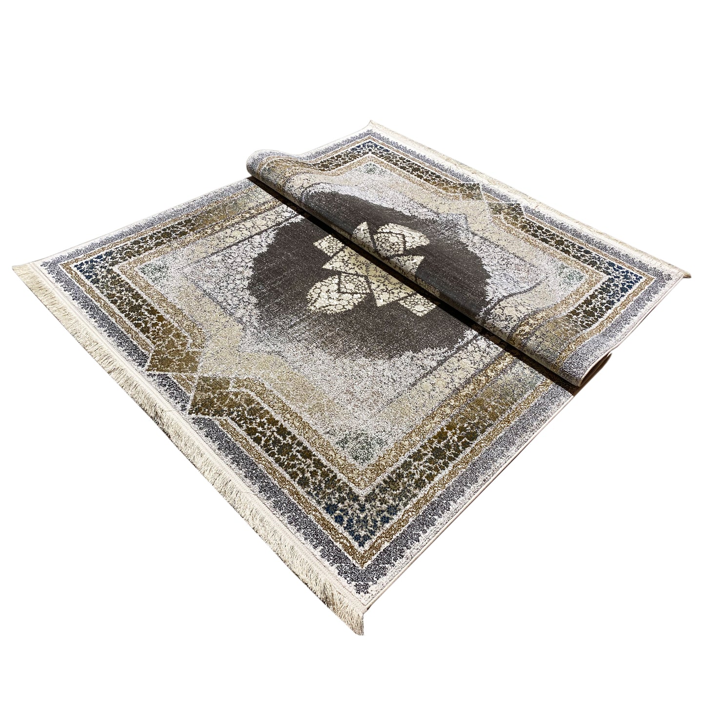 クリーム カーペット 170x240cm