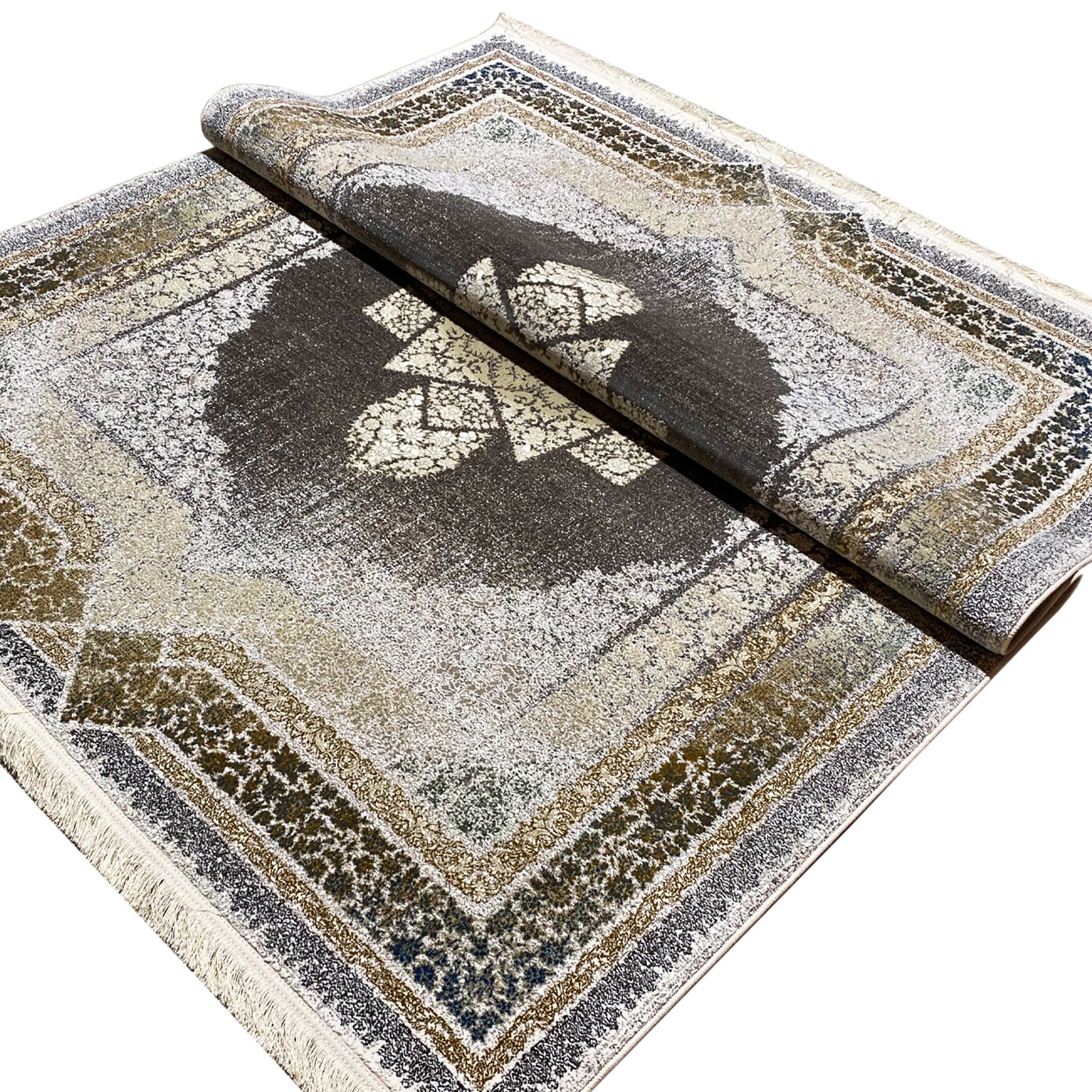 クリーム カーペット 170x240cm