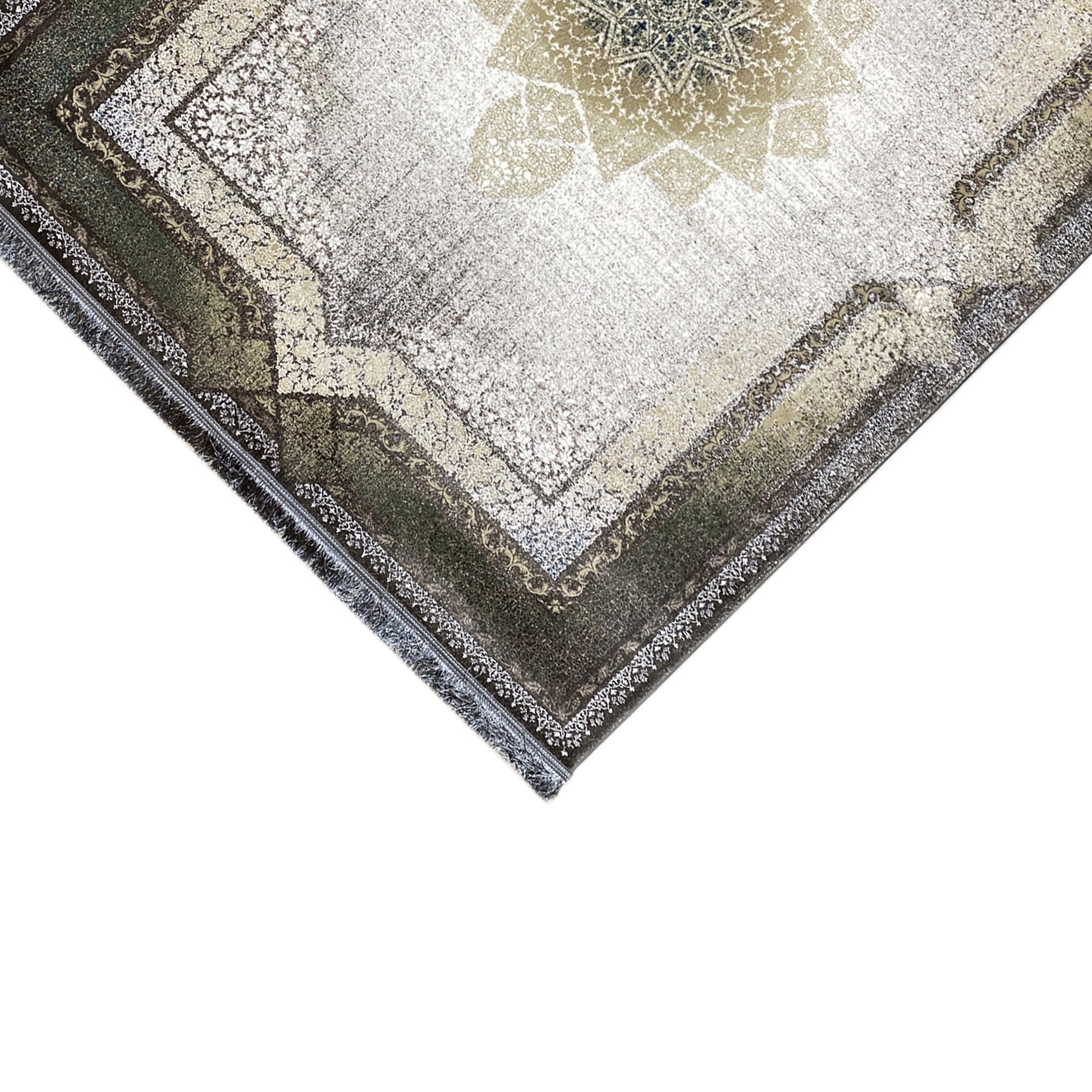 Maschinell gefertigter Teppich in 170x240cm mit Used-Look.