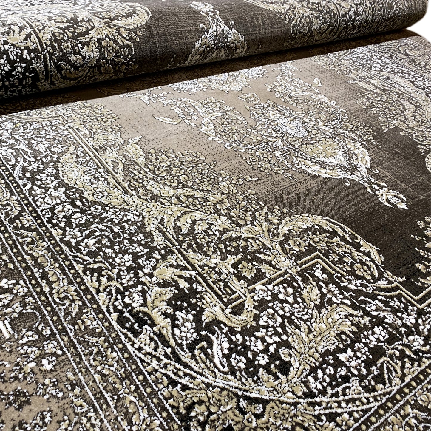 アンティークシルバー メダリオン 170x240cm