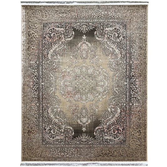 シルバー・マルーン カーペット 170x240cm