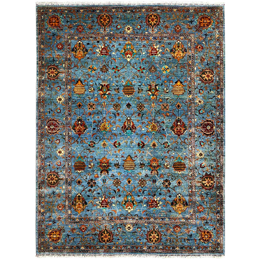 Afghanischer Ziegler Khorjin Teppich, 307x263cm - German Carpet Shop