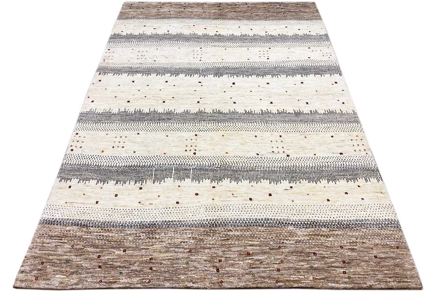 Natürlicher Gabbeh Teppich (170x240 cm / 6x8 ft) - German Carpet Shop