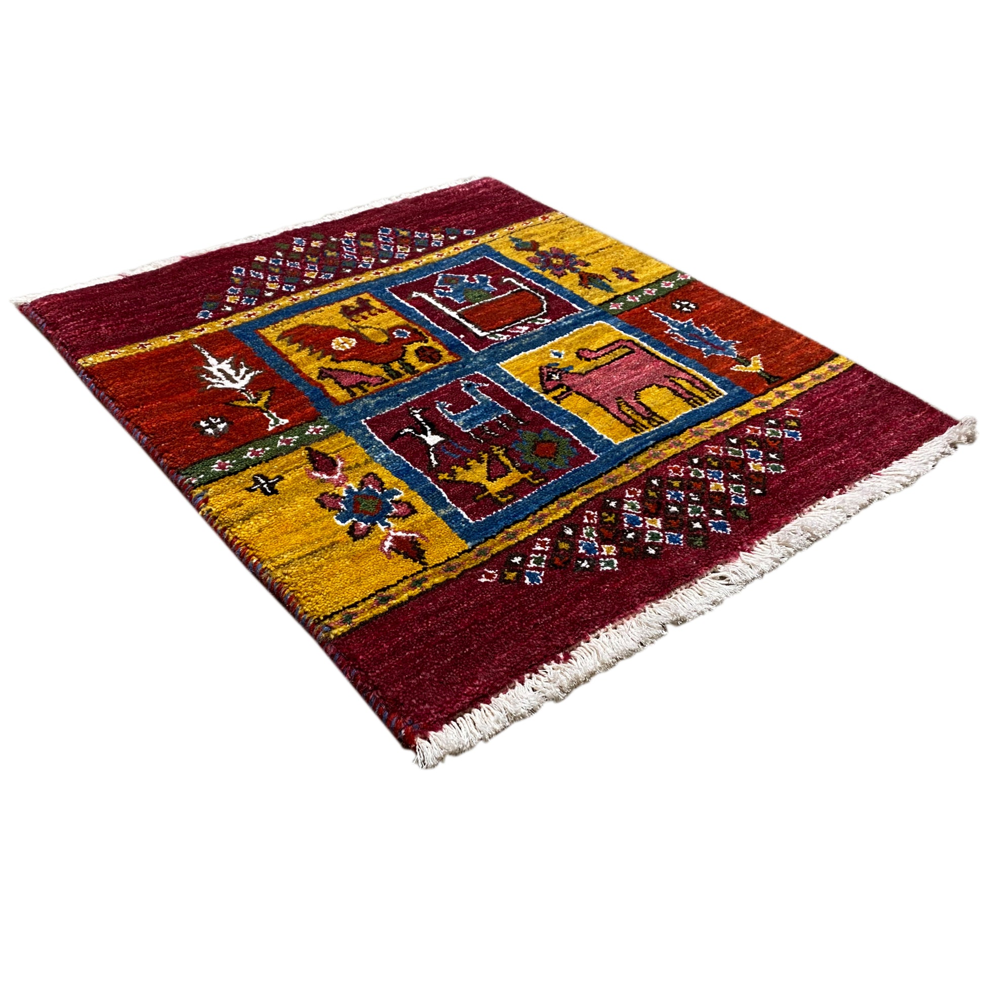 Gabbeh Teppich Lori 58x54 cm - German Carpet Shop
