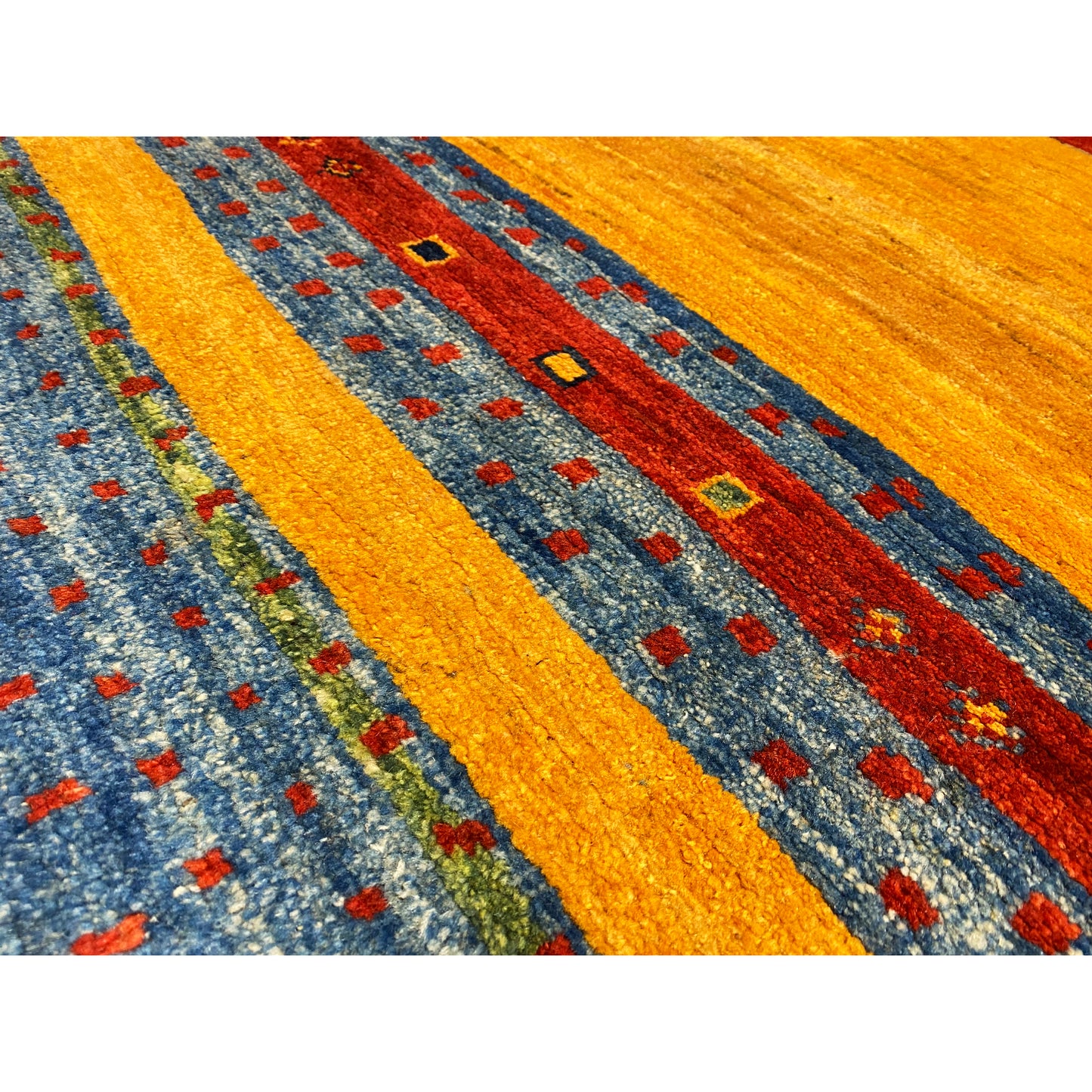 ギャベ絨毯 220x77 cm