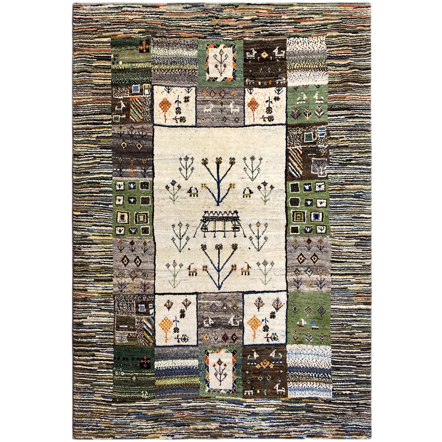 ガベ絨毯 210x153 cm