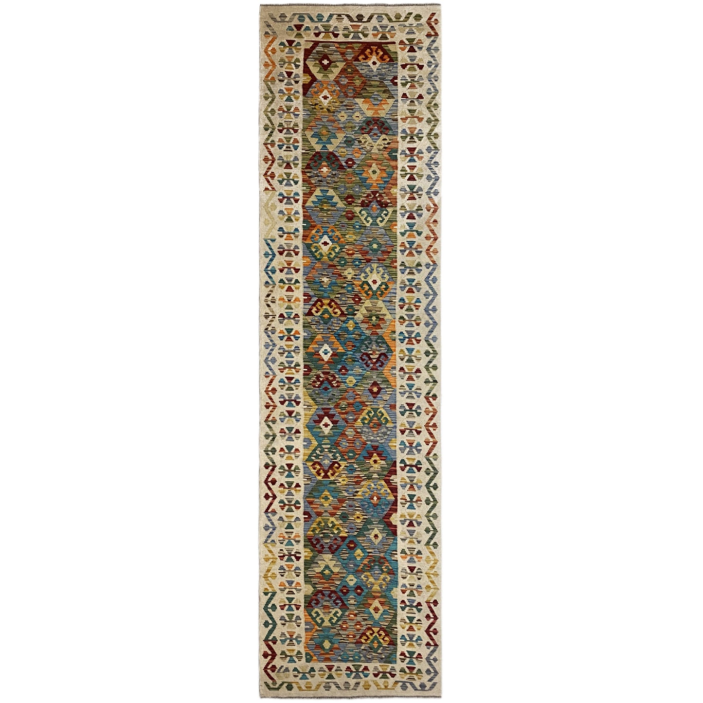 ケリム ラウファー アフガン 386x87cm