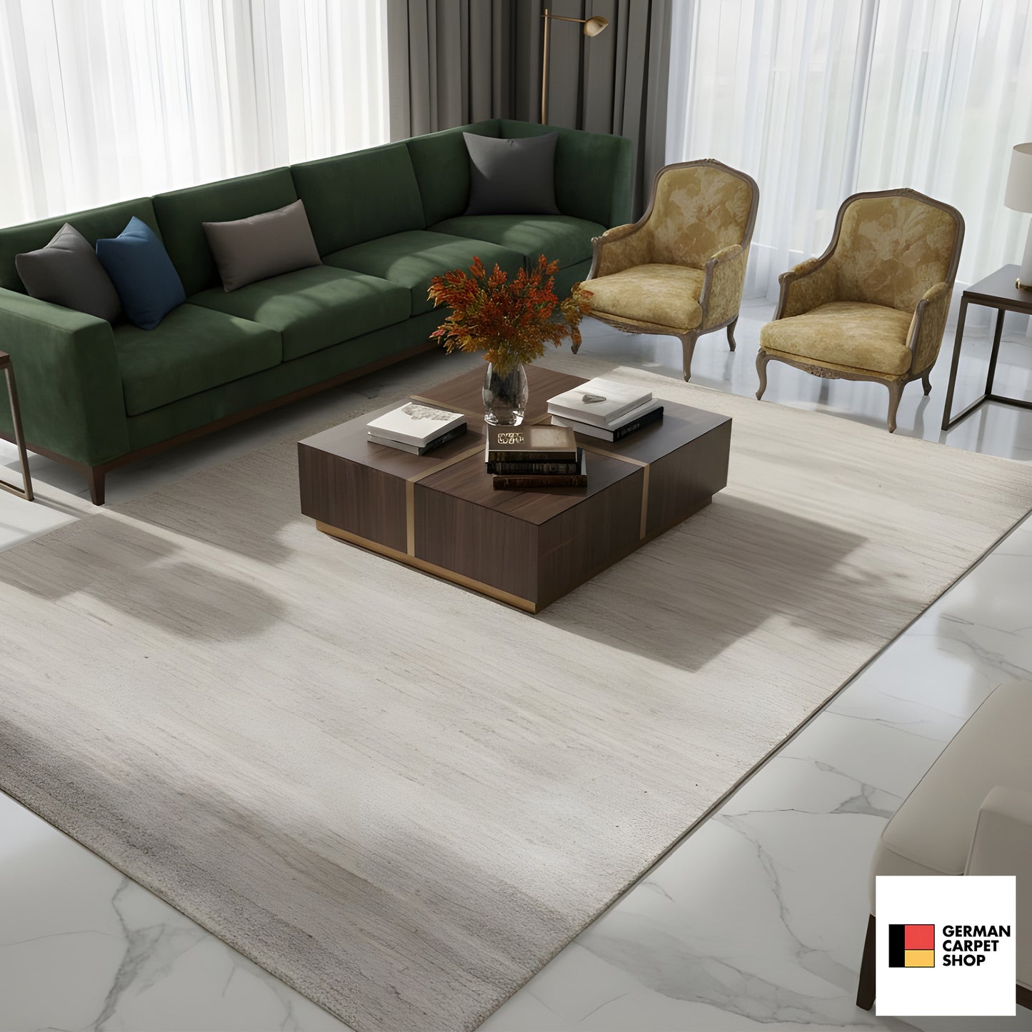 ガベ織りナチュラル - (199x151 cm)