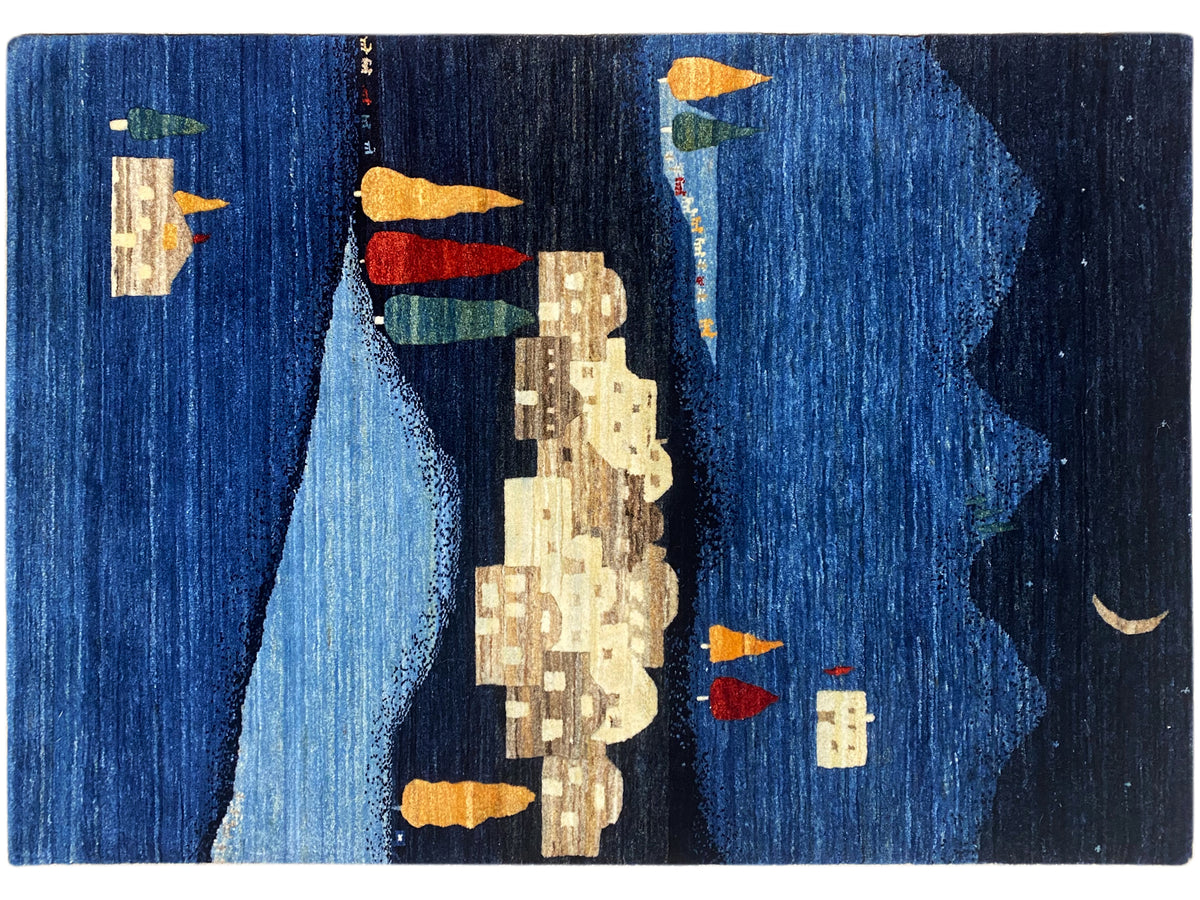 ガッベ・ルリ絨毯 - 151x100 cm