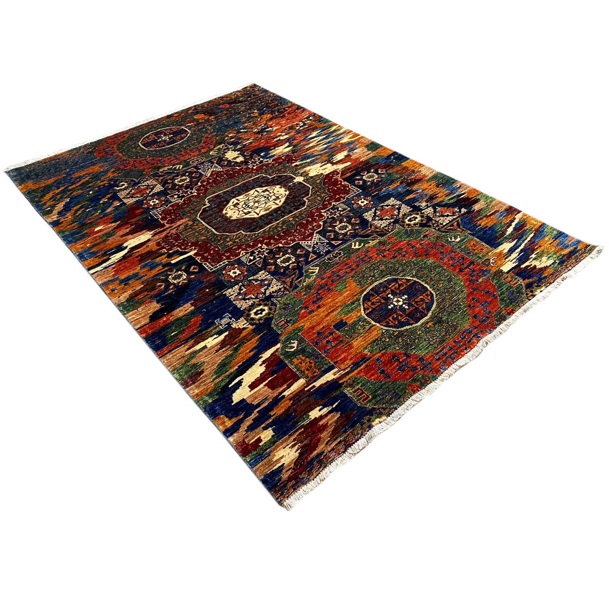 Handgeknüpfter Mamluk Teppich 241x170 cm - German Carpet Shop