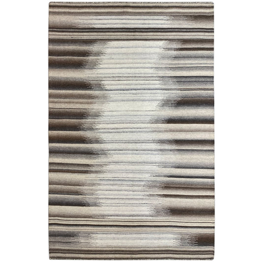 Beiger Kelim Dhurrie Abstrakt 230x160 cm - German Carpet Shop