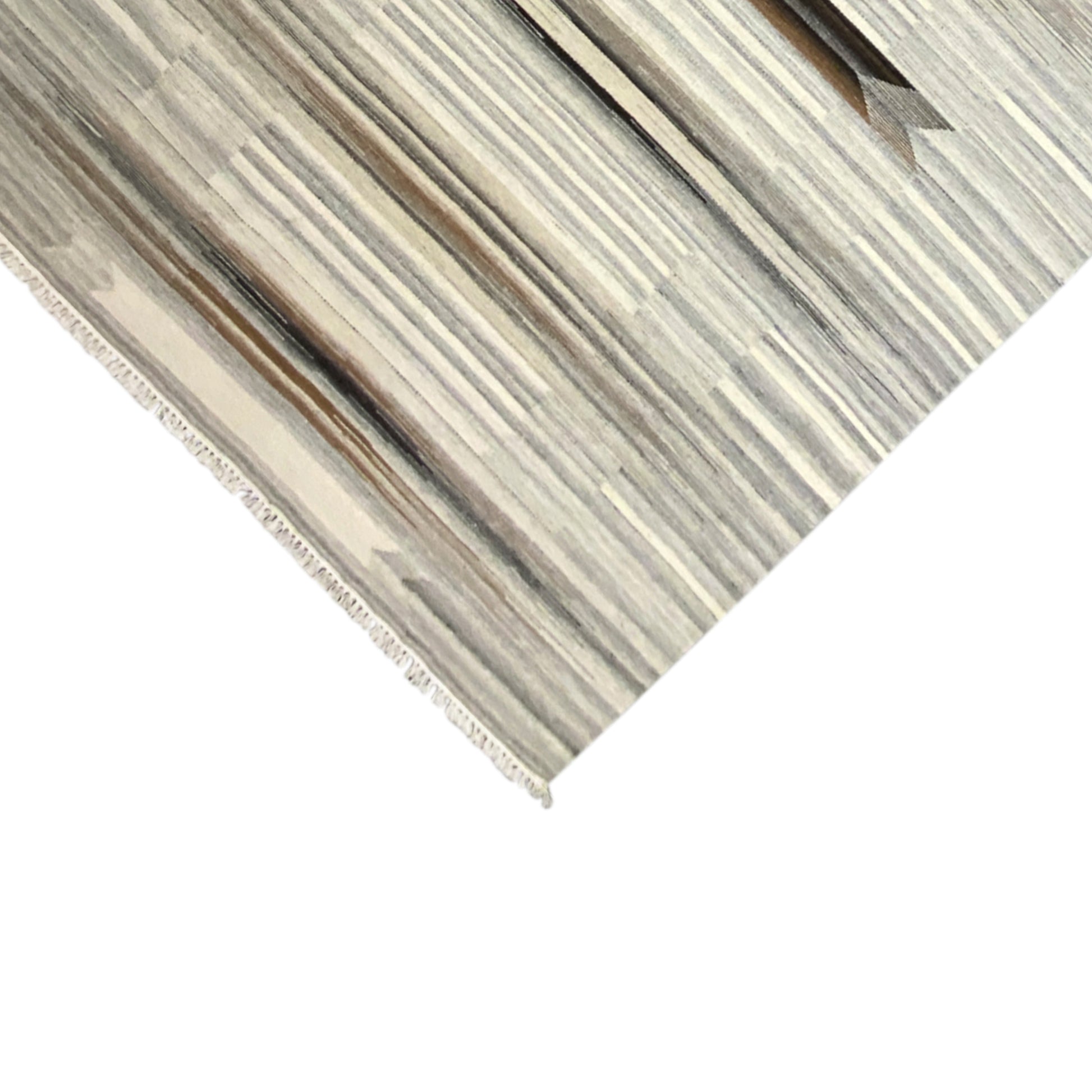 Handgefertigter Kelim Dhurrie Beige – 230x160 cm - German Carpet Shop