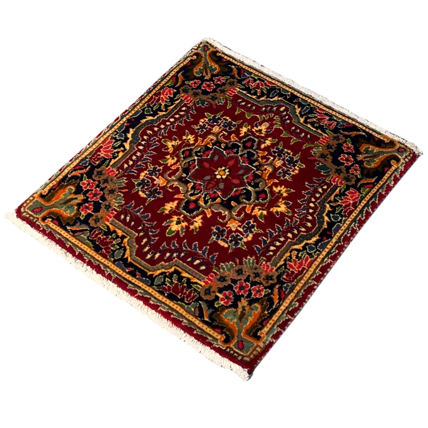 Poshti Teppich, Rot, 64x61 cm - Premium Poshti Teppich from German Carpet Shop - Just €190! Shop now at German Carpet Shop