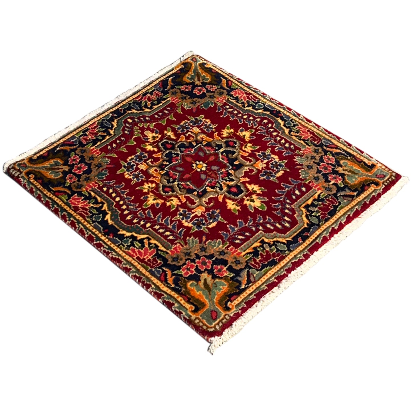 Poshti Teppich, Rot, 64x61 cm - Premium Poshti Teppich from German Carpet Shop - Just €190! Shop now at German Carpet Shop
