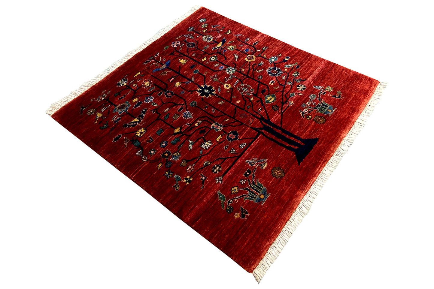 Qashqai Exklusiv 19856 - (110x107 cm) - Premium Teppich from German Carpet Shop - Just €950! Shop now at German Carpet Shop