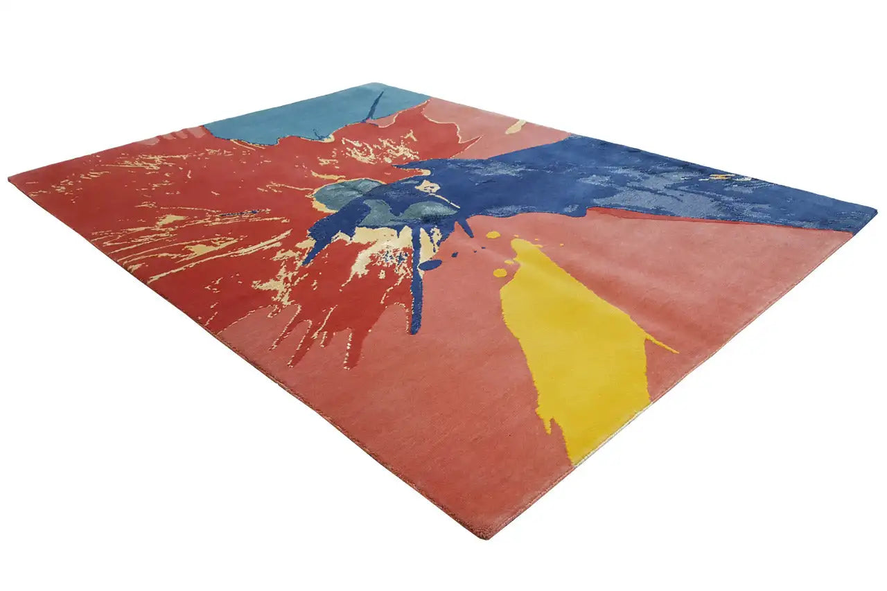 Designer Rug by Pascal Walter - Splash (209x152 cm) - German Carpet Shop