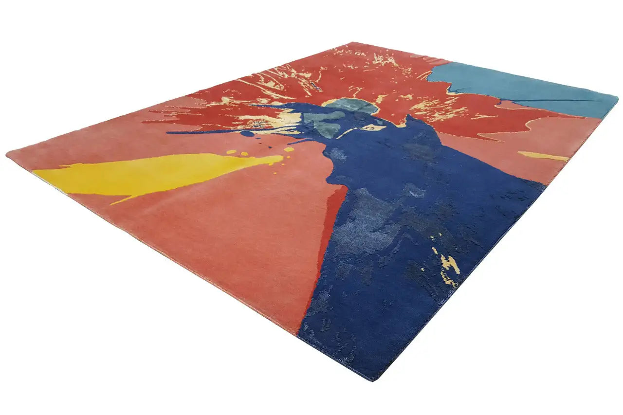 Designer Rug by Pascal Walter - Splash (209x152 cm) - German Carpet Shop