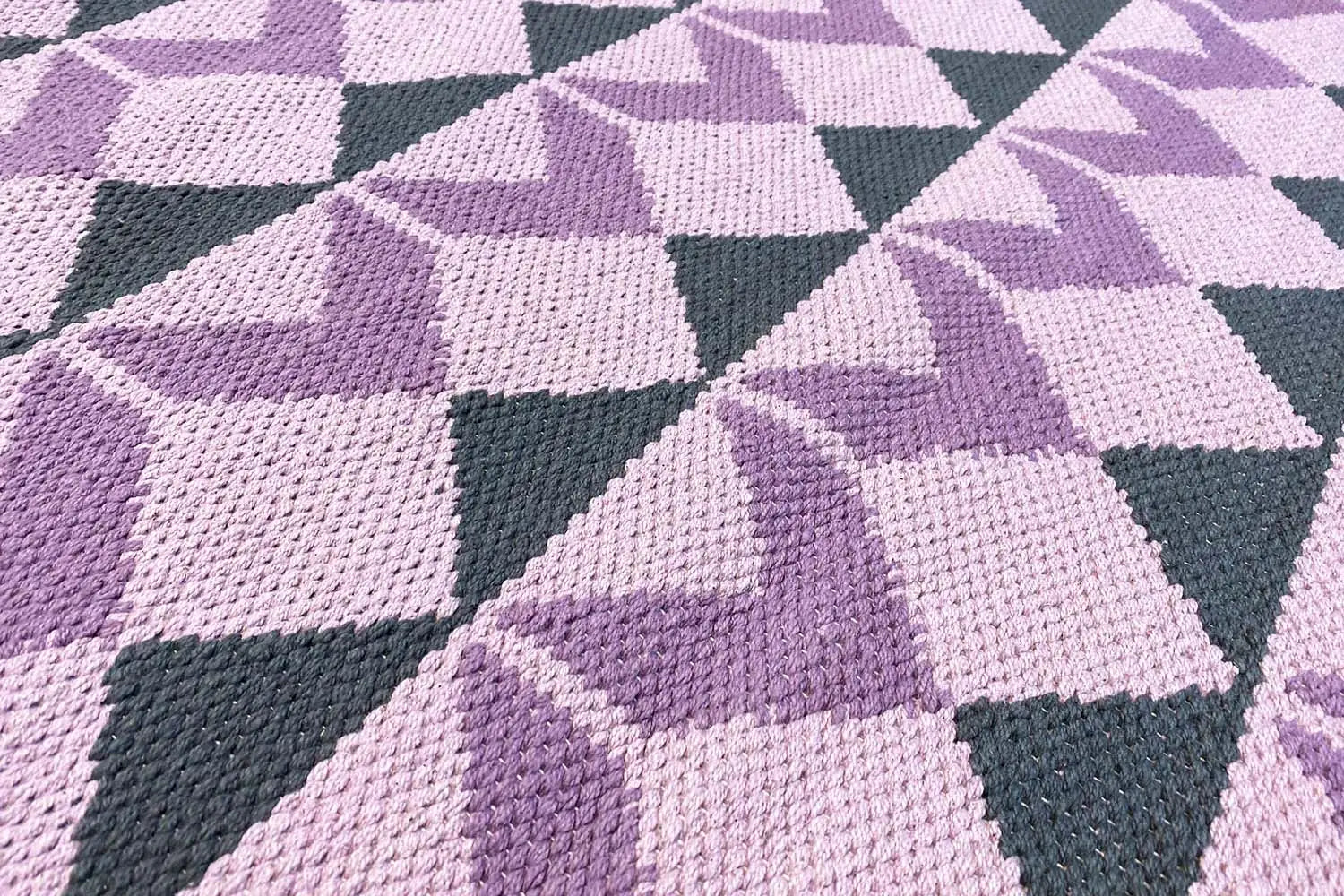 Moderner Kelim - Samak 05 Violet - German Carpet Shop