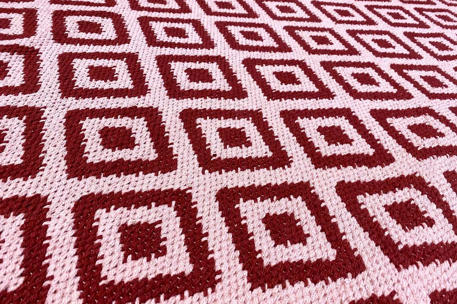 Moderner Kelim - Samak 04 Red - German Carpet Shop