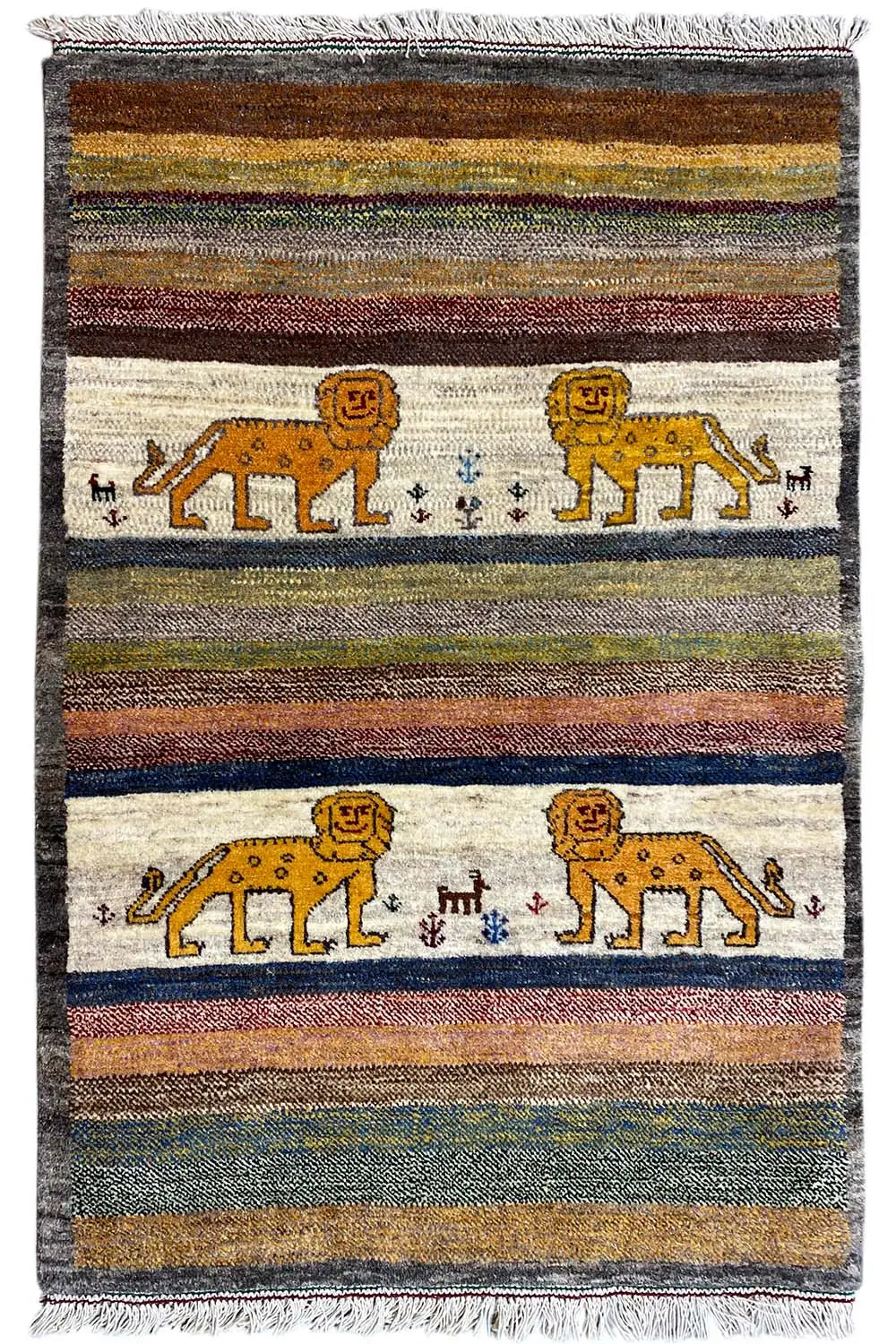 Löwen Gabbeh (120x78 cm) - German Carpet Shop