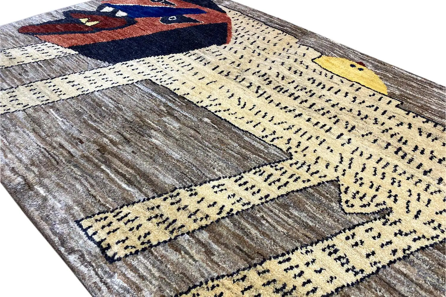 Löwen Gabbeh (118x80 cm) - German Carpet Shop