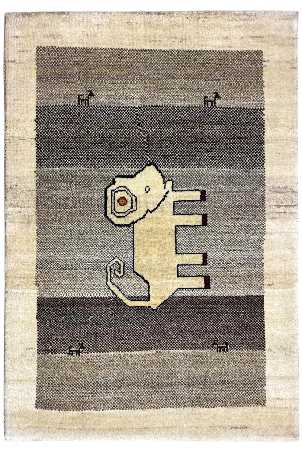 Löwen Gabbeh (120x82cm) - German Carpet Shop