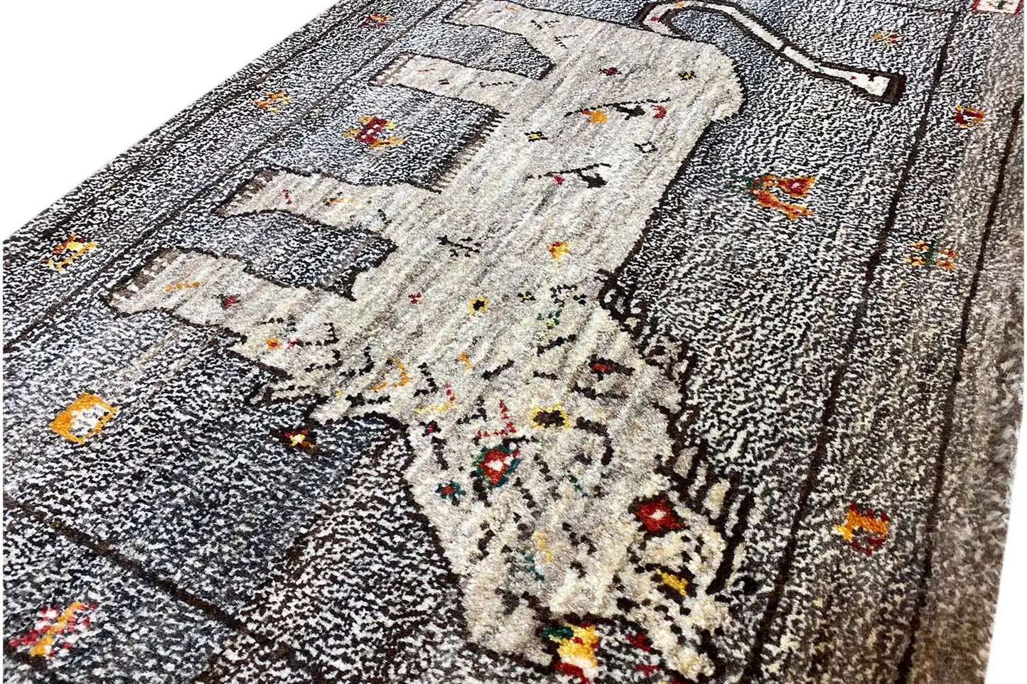 Löwen Gabbeh (95x67 cm) - German Carpet Shop