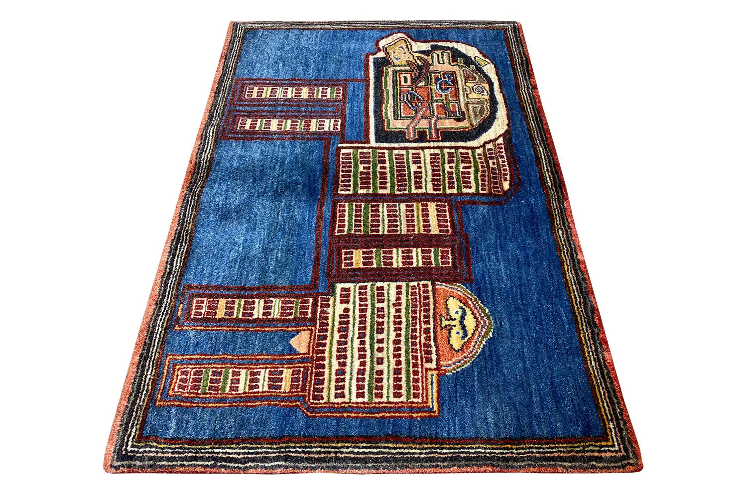 Löwen Gabbeh (123x86 cm) - German Carpet Shop
