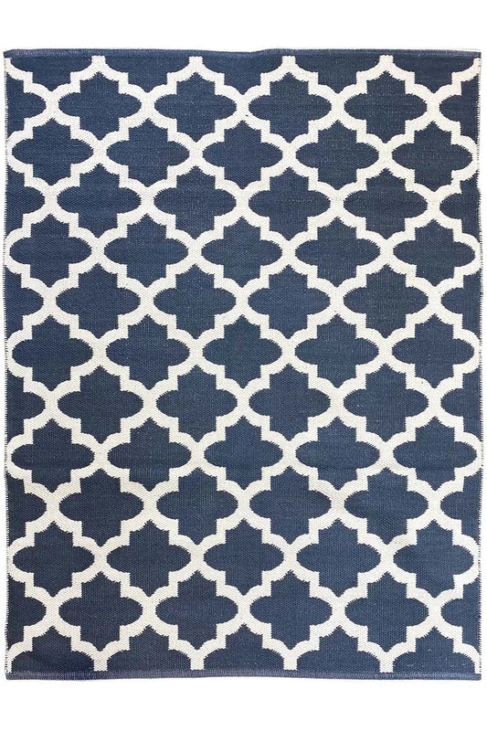 Moderner Kelim - Samak 03 Black - German Carpet Shop