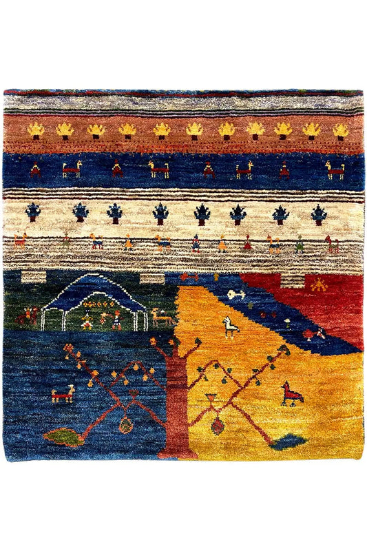 Gabbeh Lori (108x101cm) - German Carpet Shop