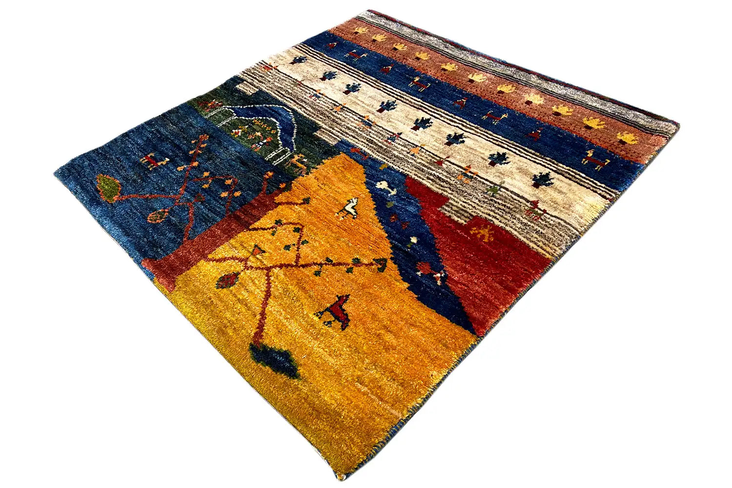Gabbeh Lori (108x101cm) - German Carpet Shop