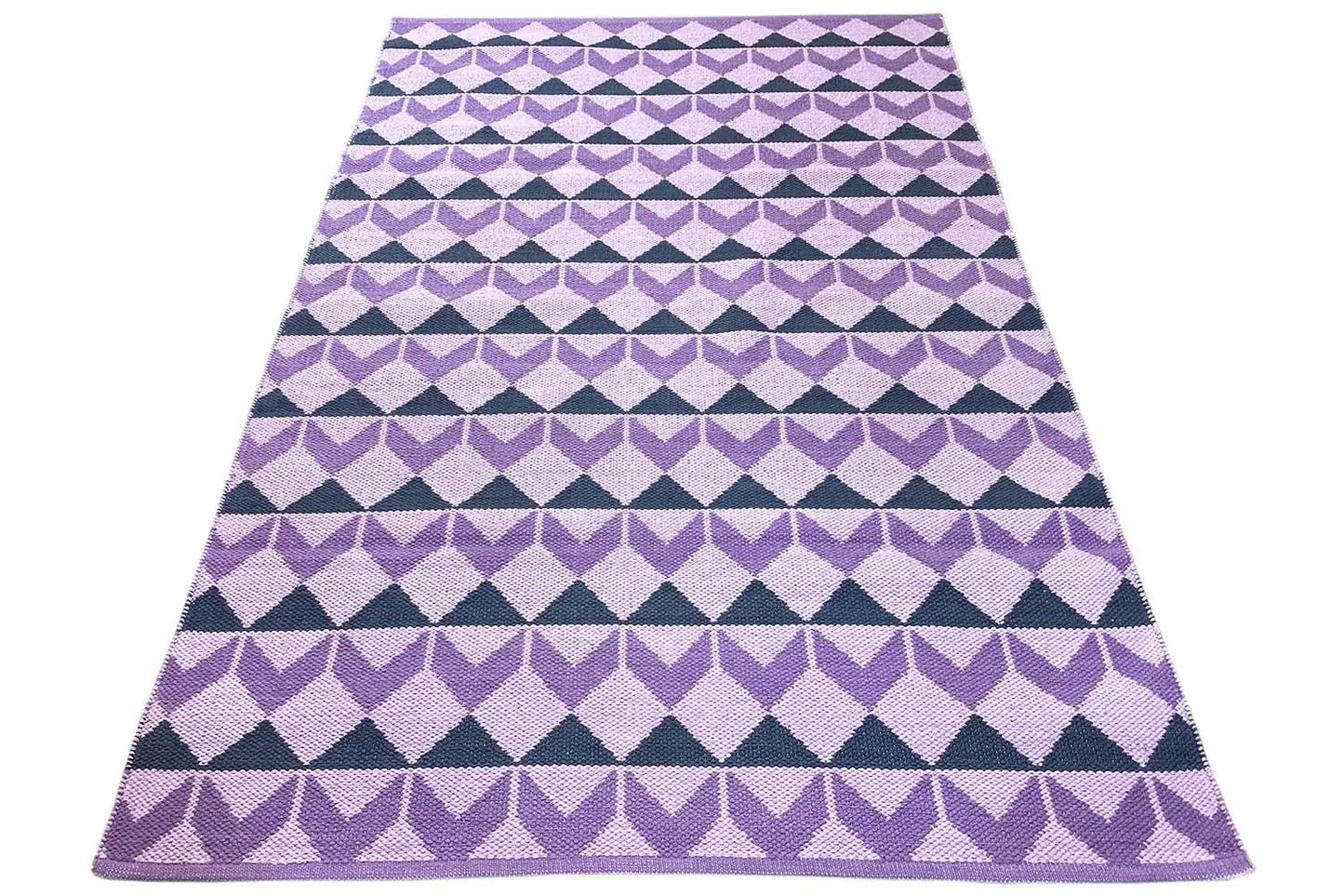 Moderner Kelim - Samak 05 Violet - German Carpet Shop