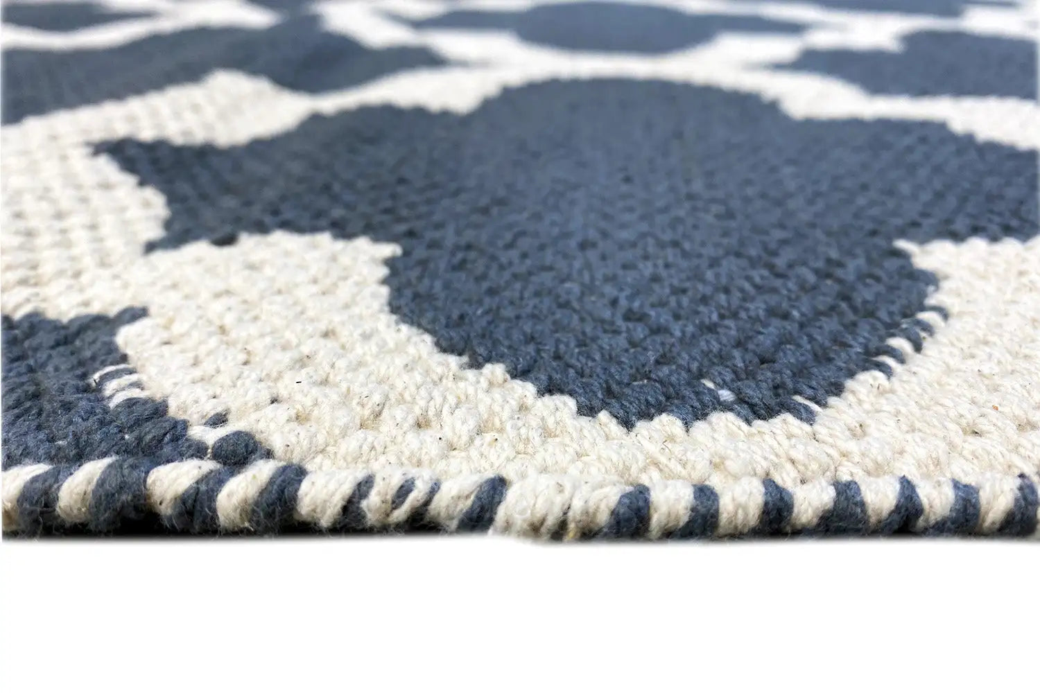 Moderner Kelim - Samak 03 Black - German Carpet Shop