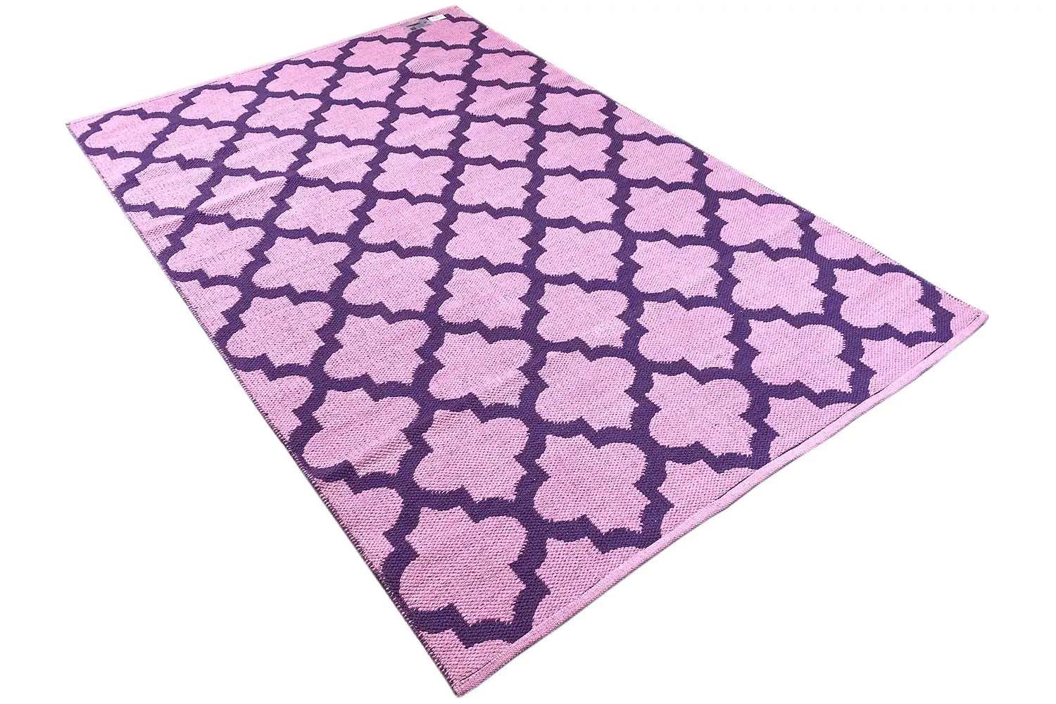 Moderner Kelim - Samak 03 Violet - German Carpet Shop