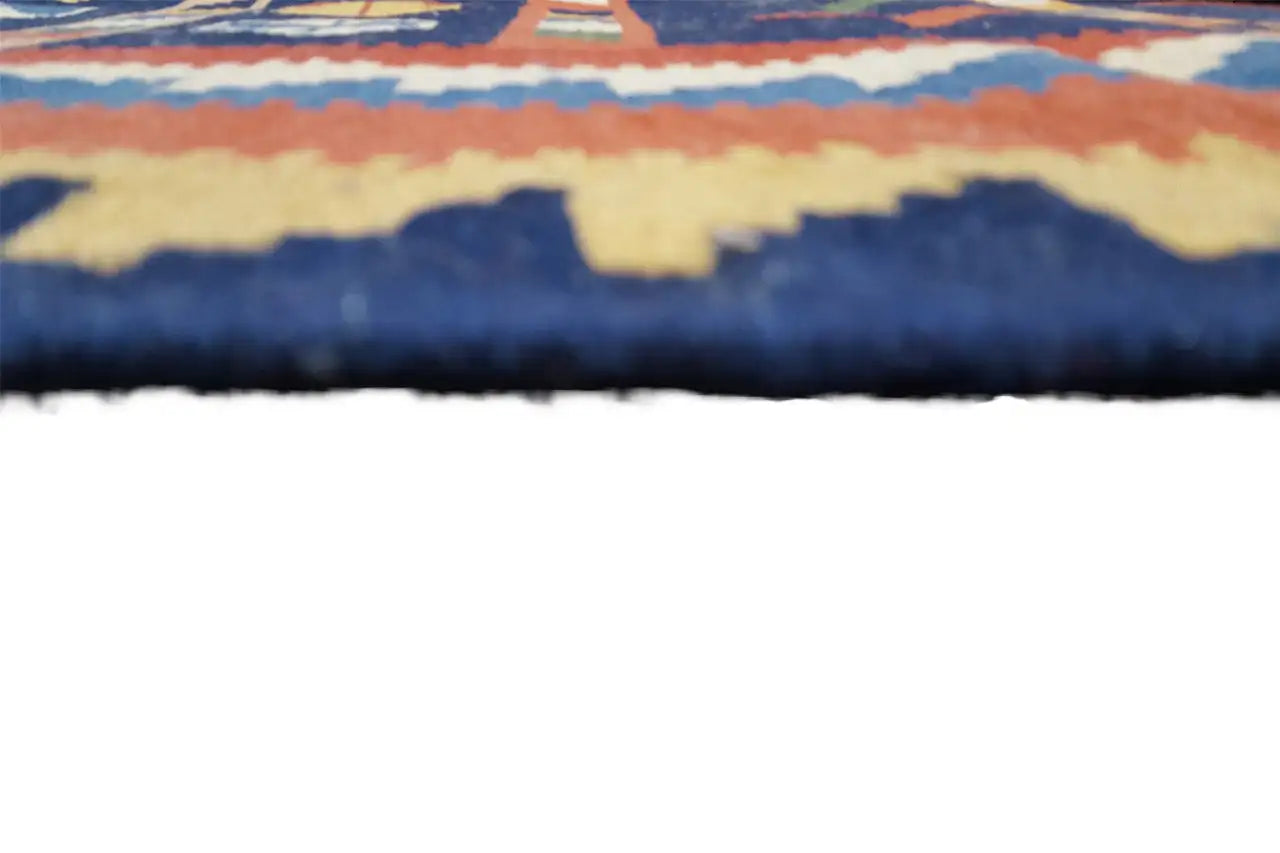 Kilim Qashqai - 802410 (197x150 cm) - Premium Kelim from German Carpet Shop - Just €279! Shop now at German Carpet Shop