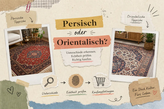 Perserteppich oder Orientteppich: Unterschiede, Echtheit und Kaufberatung