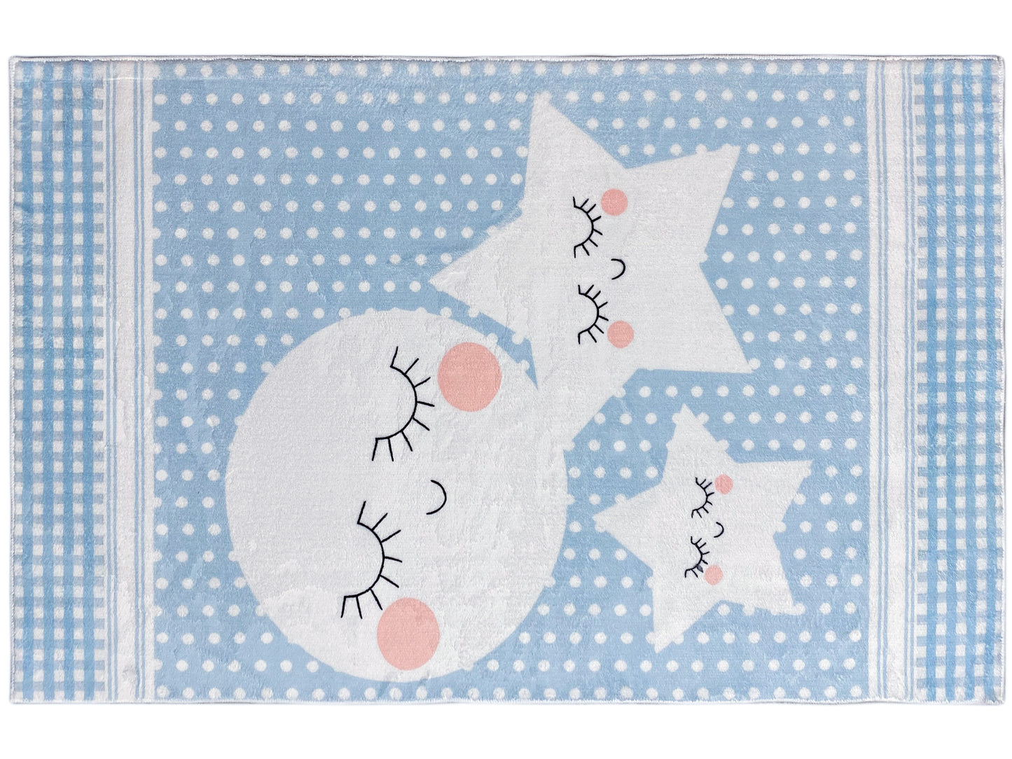 子供用ラグ「スターズワールド」、ブルー、140x200 cm
