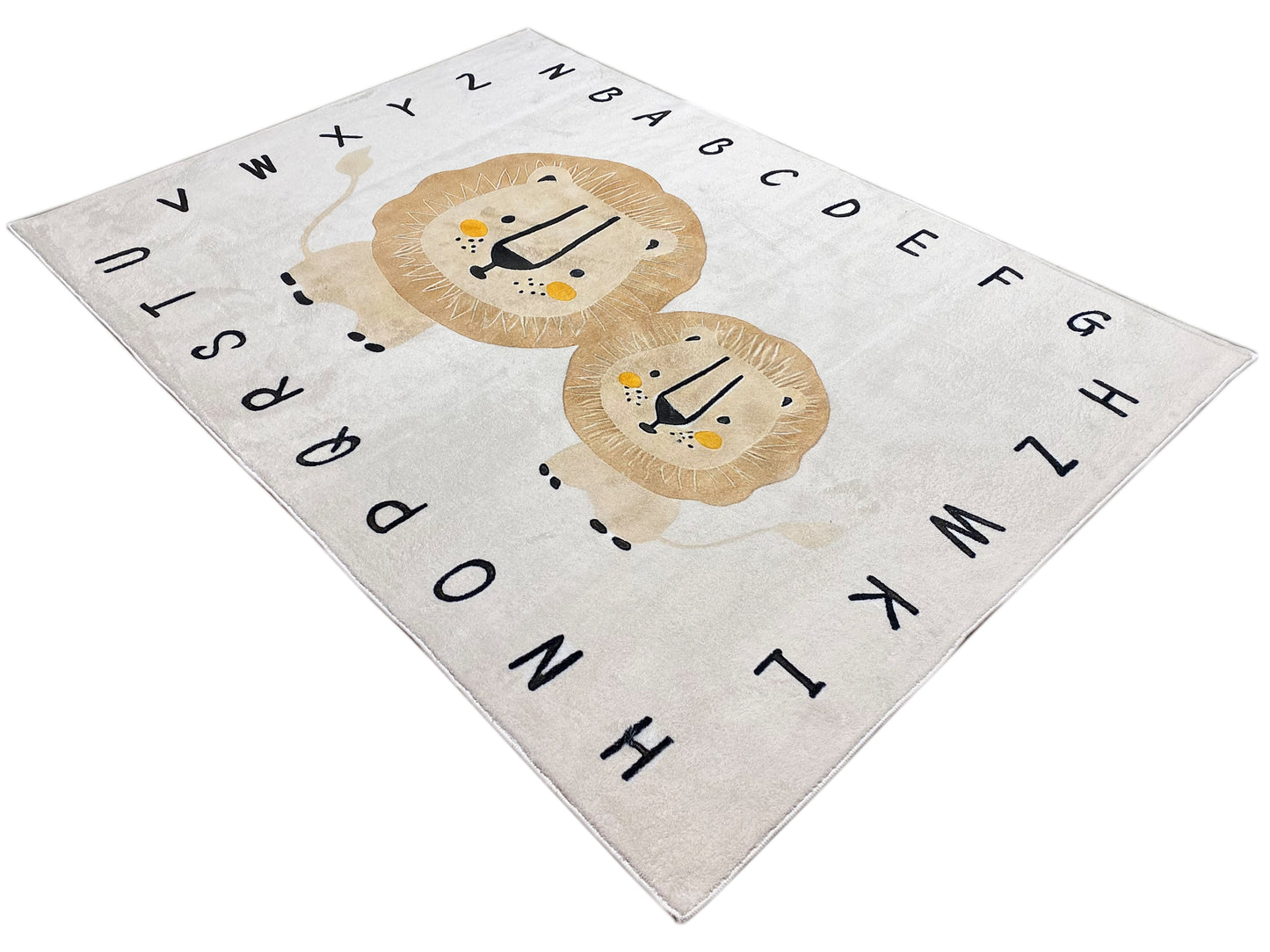 子供用ラグ「ライオン」、ベージュ、140x200 cm