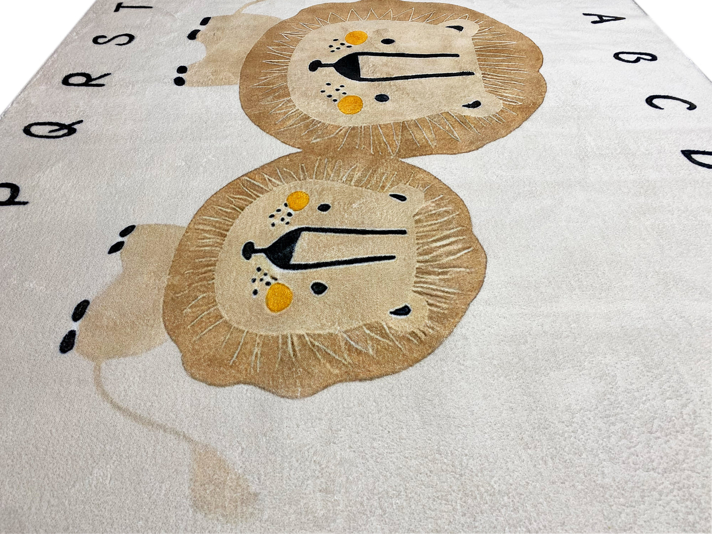 子供用ラグ「ライオン」、ベージュ、140x200 cm