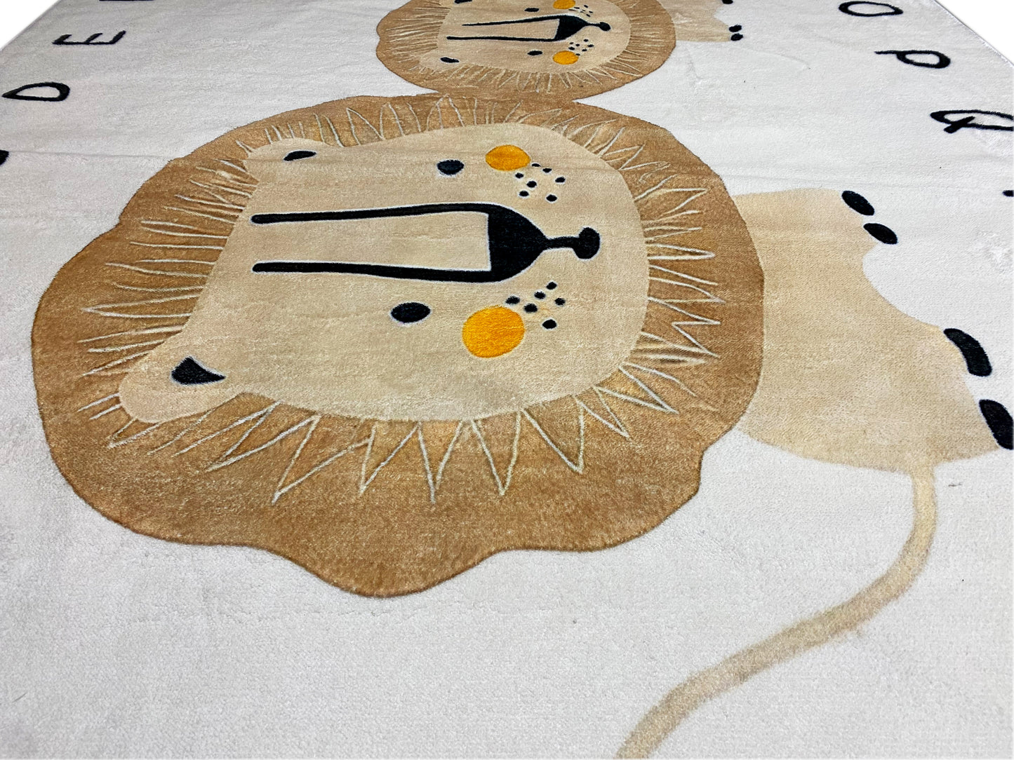 子供用ラグ「ライオン」、ベージュ、160x230 cm