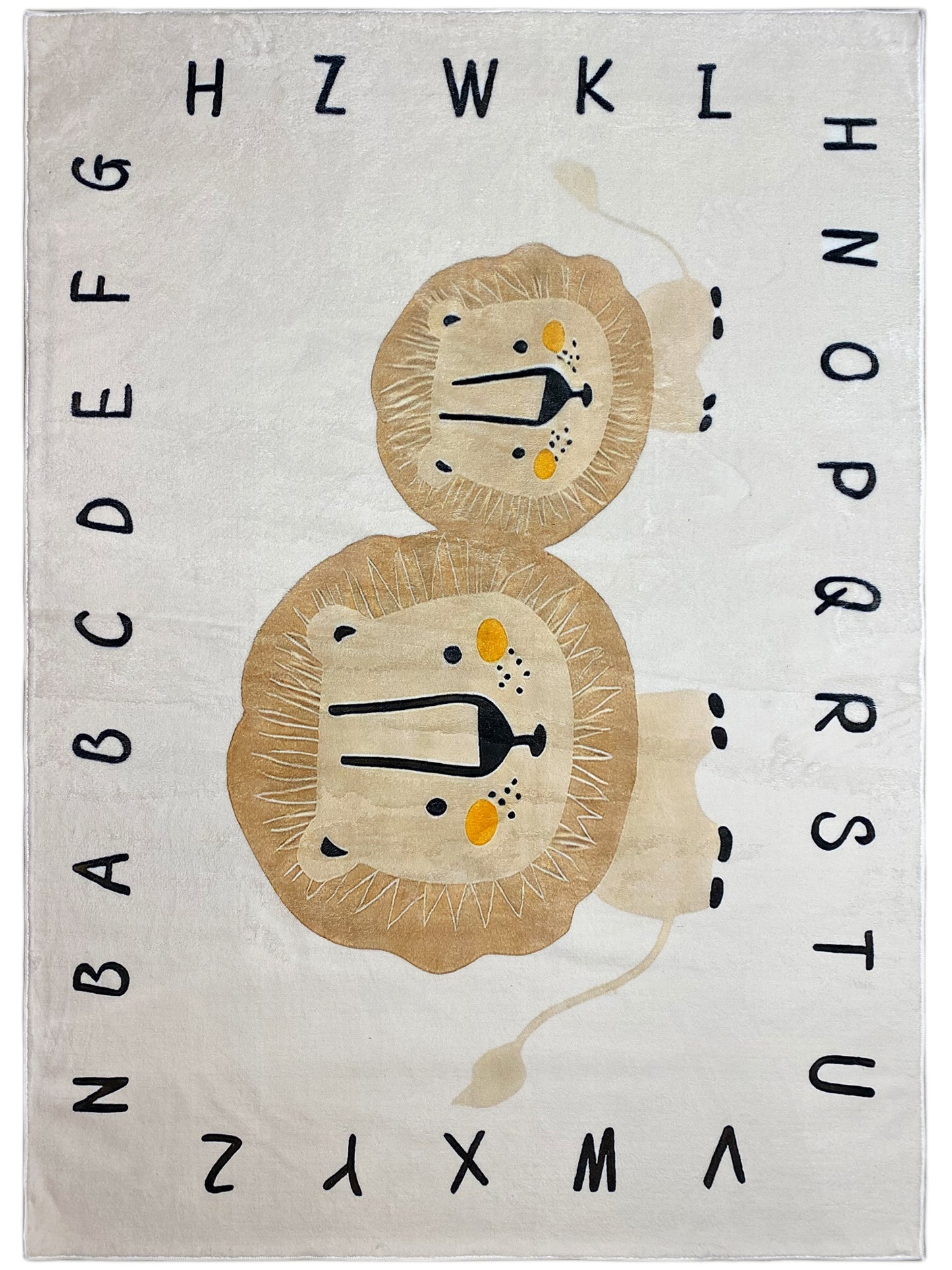 子供用ラグ「ライオン」、ベージュ、160x230 cm