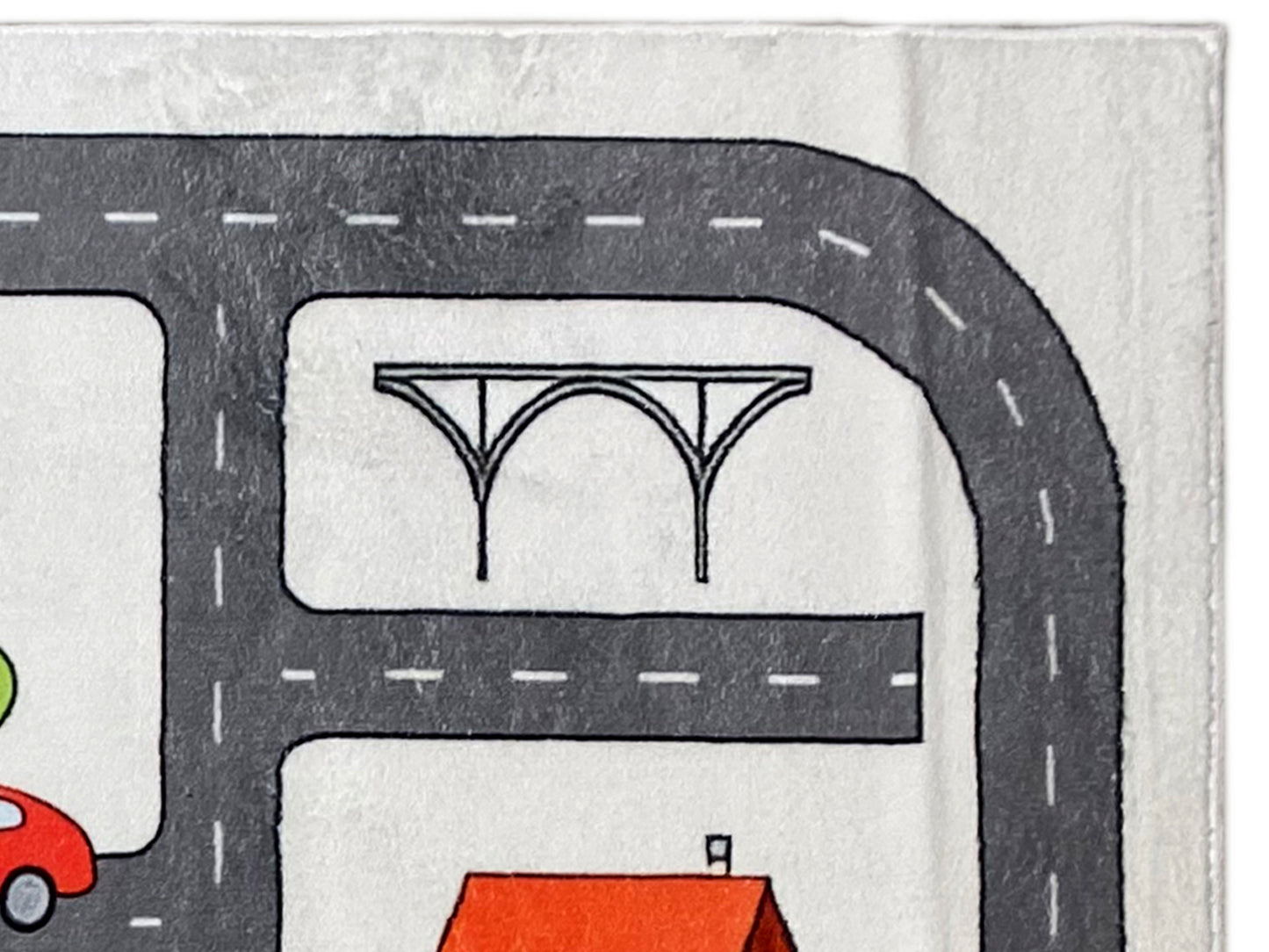 子供用絨毯「ストラーセ」、グレー、140x200 cm