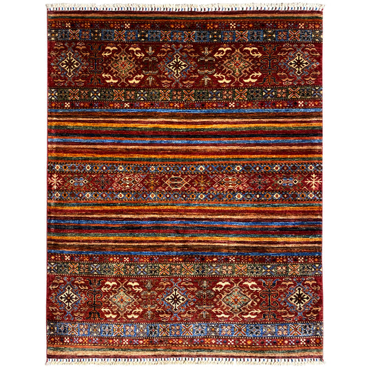 Khorjin Teppich Rot 197x161 cm - German Carpet Shop