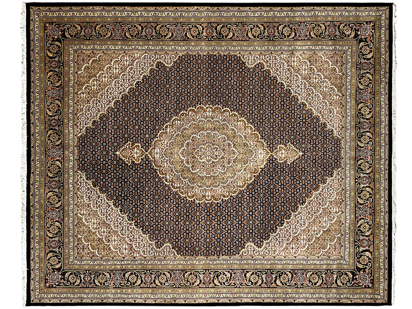 インドタブリーズカーペット - 302x243cm